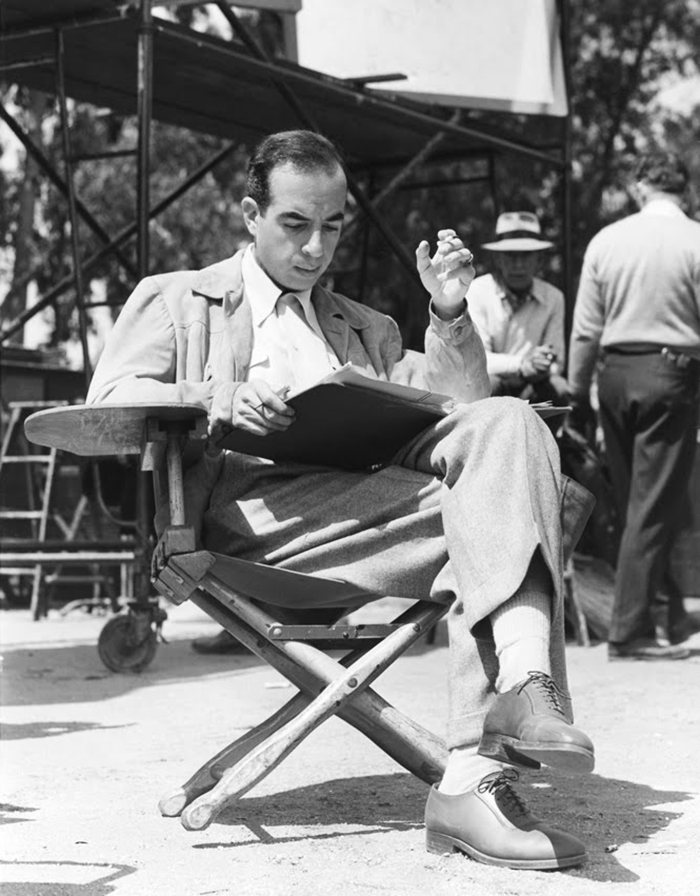 (1) Vincente Minnelli on the set of Yolanda and the Thief (1945) (1) Vincente Minnelli on the set of Yolanda and the Thief (1945)