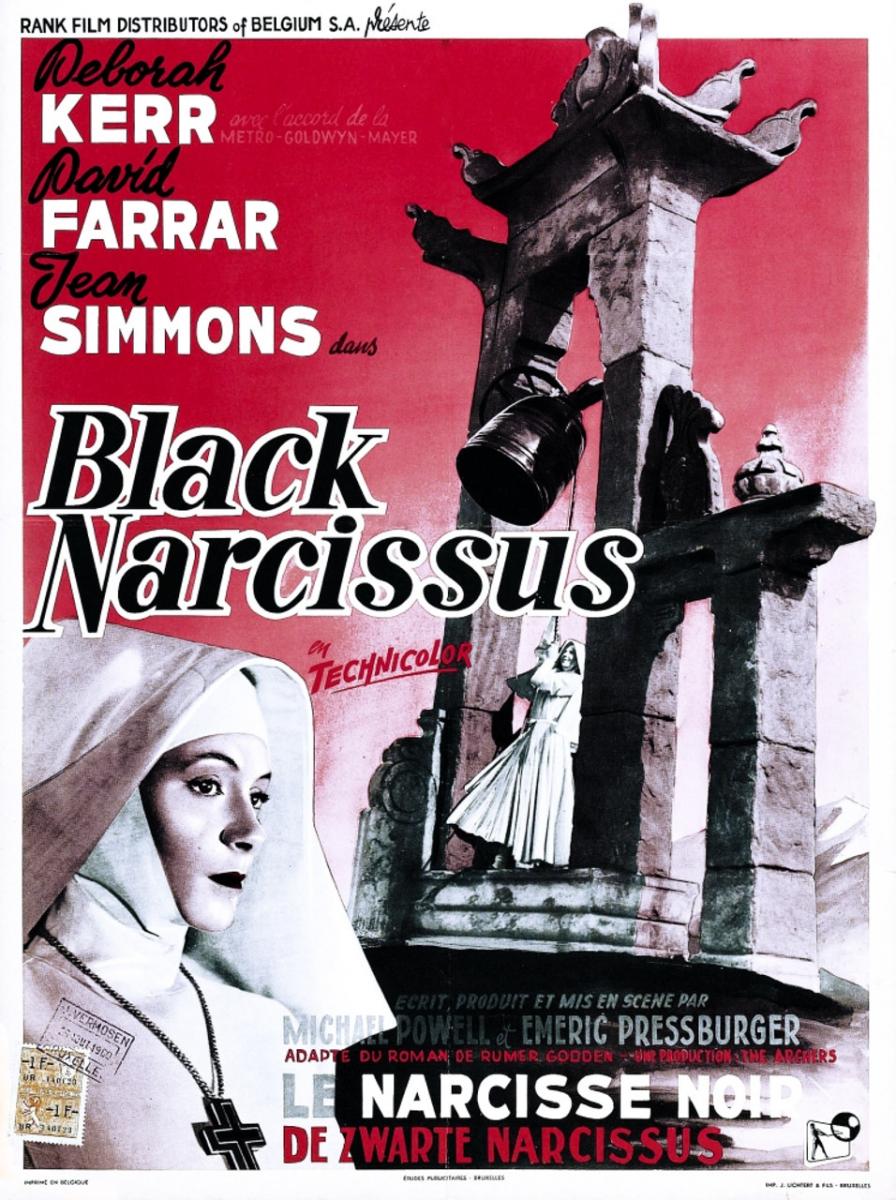 Belgian poster for Black Narcissus (Michael Powell, Emeric Pressburger, 1947) Belgian poster for Black Narcissus (Michael Powell, Emeric Pressburger, 1947)