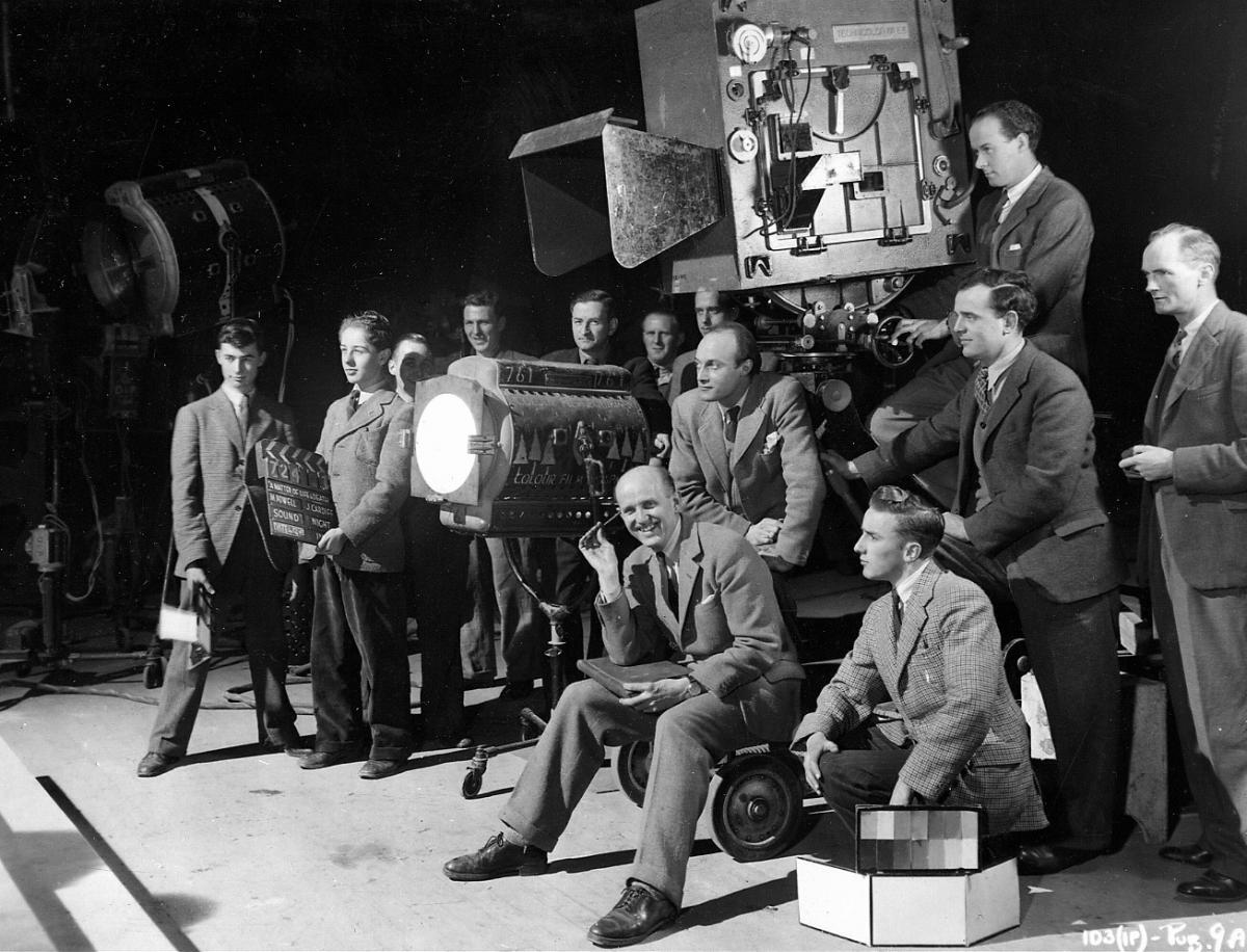 On the set of A Matter of Life and Death On the set of A Matter of Life and Death