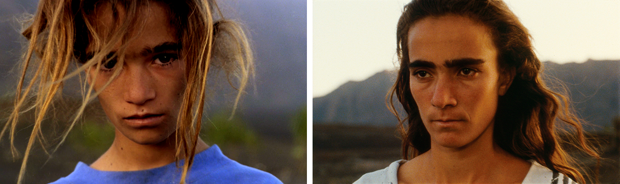 Image (4) and (5) from Casa de Lava (Pedro Costa, 1994)